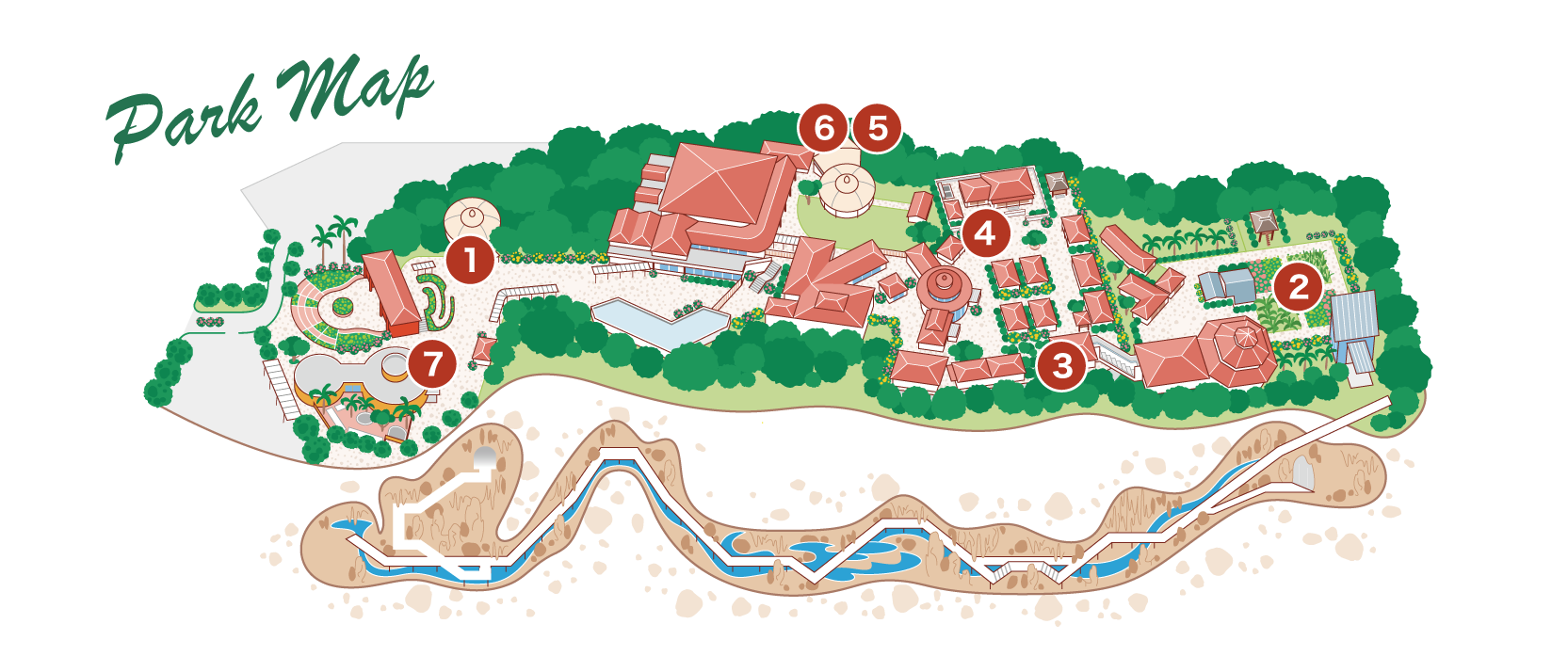 沖縄ワールド 地図